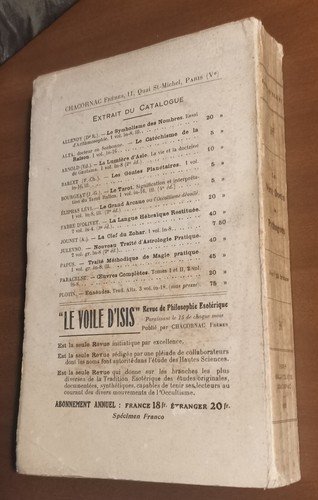 LES VERS DORES DE PYTHAGORE di Fabre D'Olivet 1923 libro …