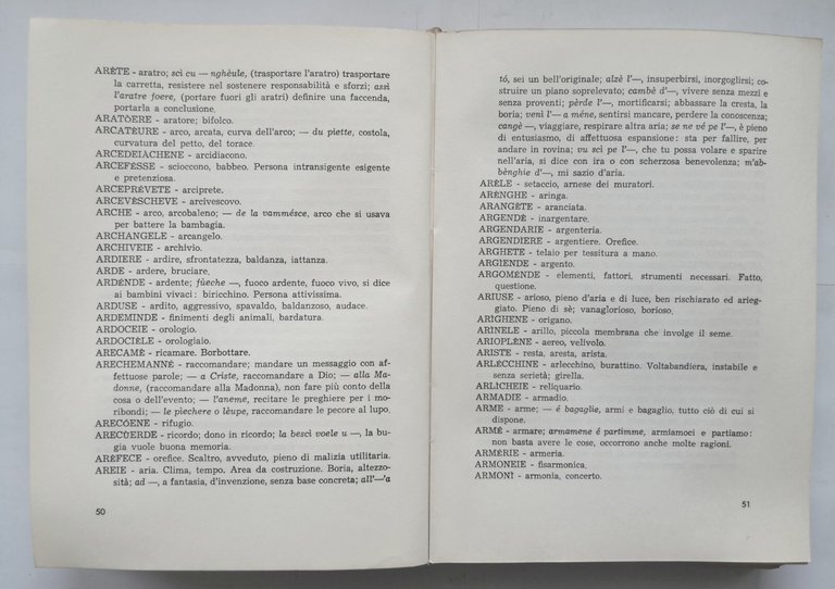 LESSICO GIOVINAZZESE ITALIANO di Donato Maldarelli 1967 Apicella libro dialetto