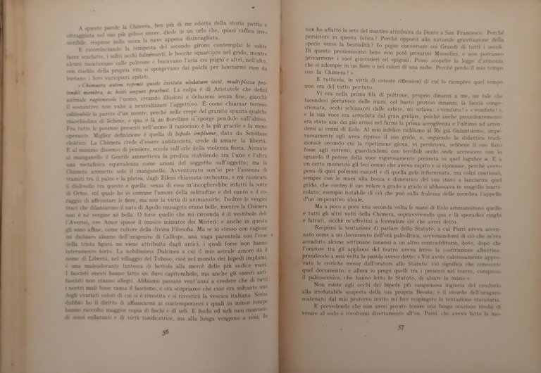 LETTERA APERTA A BENEDETTO CROCE di Piero Operti 1947 Superga …