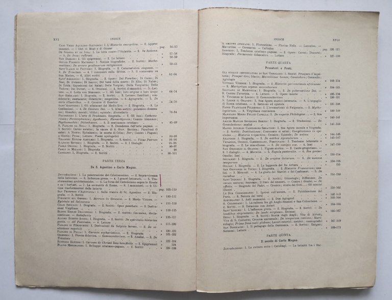 LETTERATURA CRISTIANO LATINA NEL MEDIOEVO di Alessandro Aureli 1945 Libro