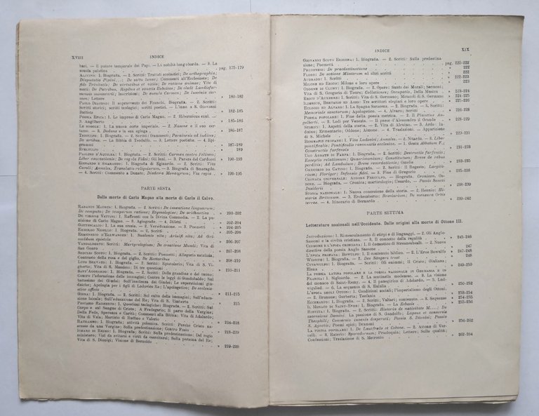 LETTERATURA CRISTIANO LATINA NEL MEDIOEVO di Alessandro Aureli 1945 Libro