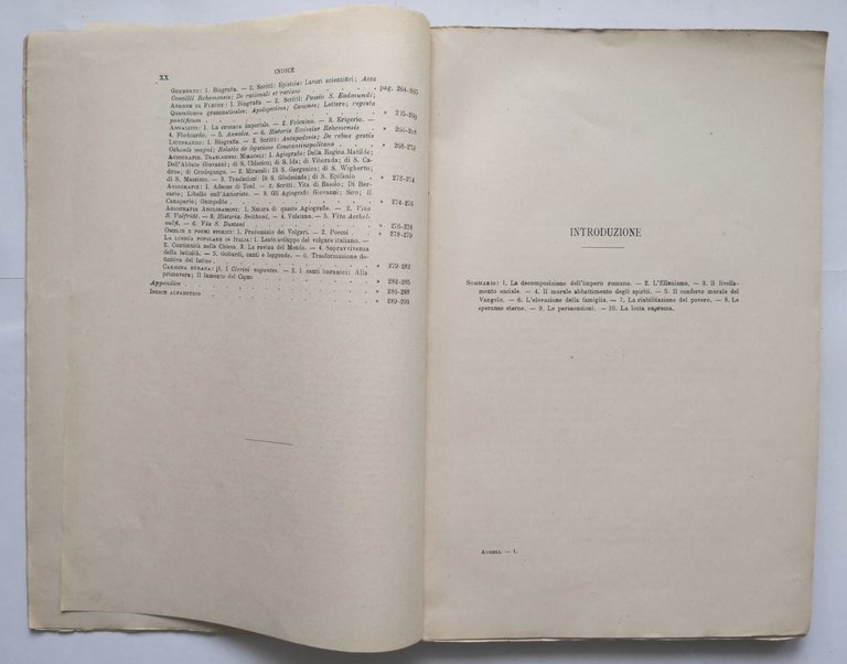 LETTERATURA CRISTIANO LATINA NEL MEDIOEVO di Alessandro Aureli 1945 Libro