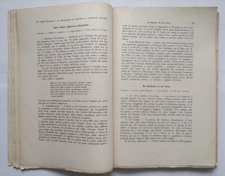 LETTERATURA CRISTIANO LATINA NEL MEDIOEVO di Alessandro Aureli 1945 Libro