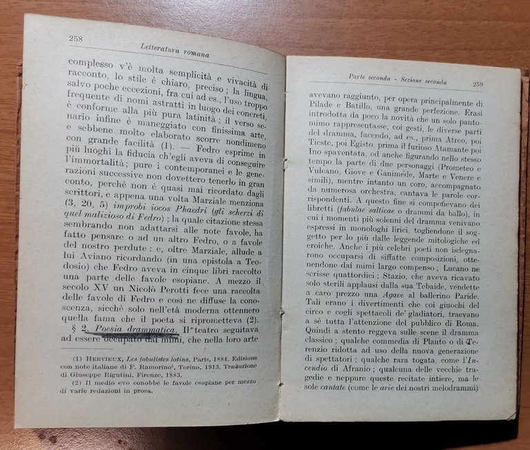 LETTERATURA ROMANA di Felice Ramorino 1920 Ulrico Hoepli Editore Manuale …