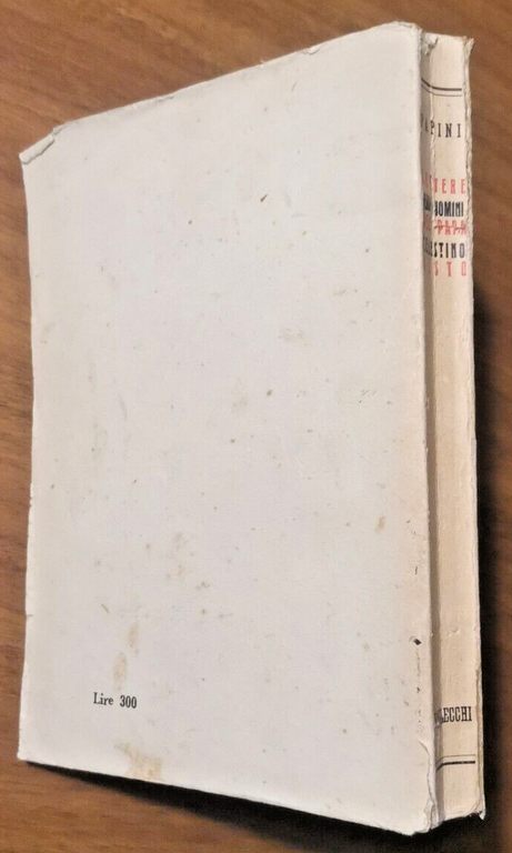 LETTERE AGLI UOMINI DEL PAPA CELESTINO SESTO di Giovanni Papini …