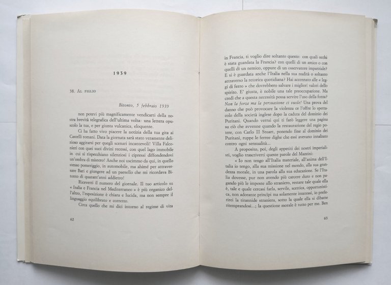 LETTERE AI FAMILIARI di Giuseppe Caiati 1975 Editoriale Bari Libro …
