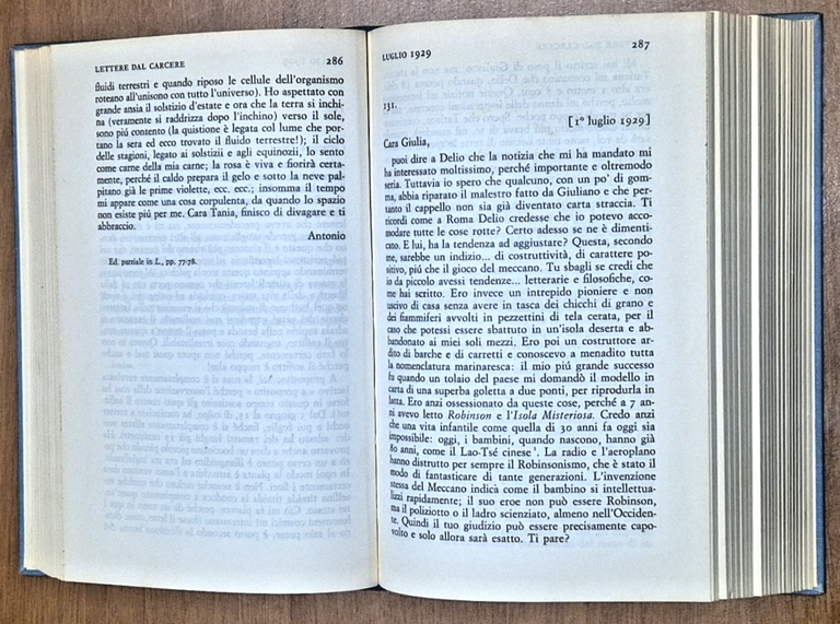 LETTERE DAL CARCERE di Antonio Gramsci 1968 Einaudi Nuova Universale …