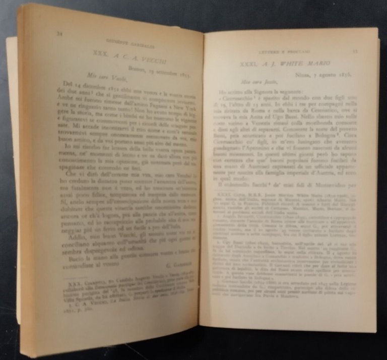 LETTERE E PROCLAMI di Giuseppe Garibaldi 1954 Universale Economica Libro | Immagine Gallery 3
