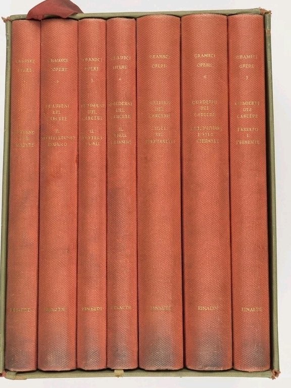 LETTERE E QUADERNI DEL CARCERE di Antonio Gramsci Einaudi 7 … | Immagine Gallery 2