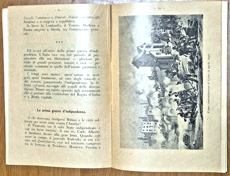 LETTURE DI STORIA Italo Bardoni Classe Quinta Elementare 1925 Vallardi …