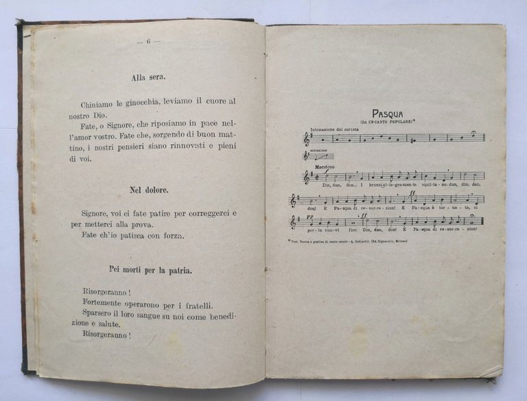 LETTURE RELIGIOSE per III Classe di Angelo Colombo 1924 Bemporad …