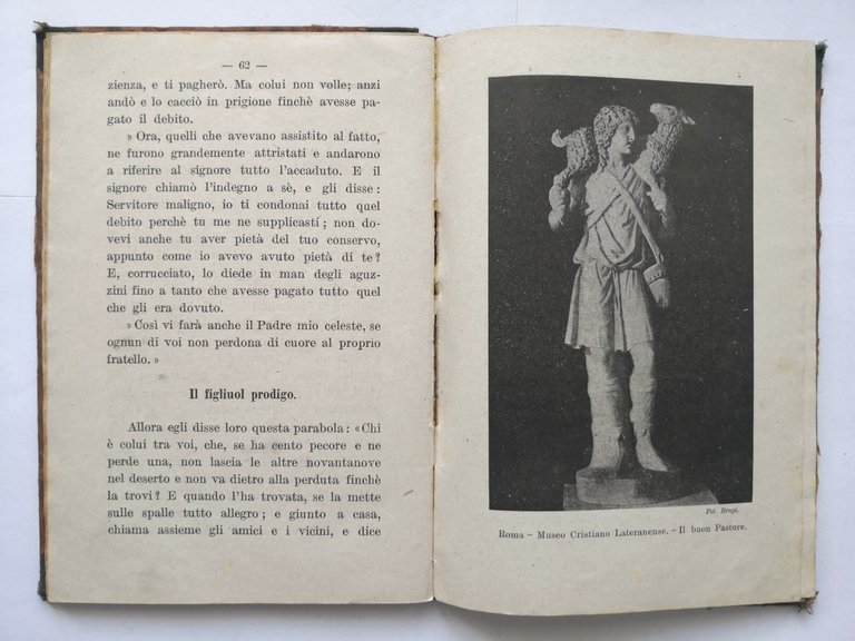 LETTURE RELIGIOSE per III Classe di Angelo Colombo 1924 Bemporad …