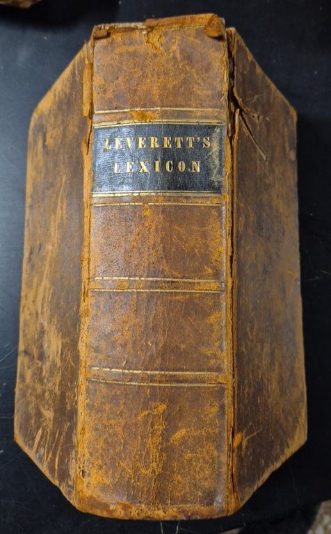 LEXICON OF THE LATIN LANGUAGE di Leverett 1850 Libro Antico …