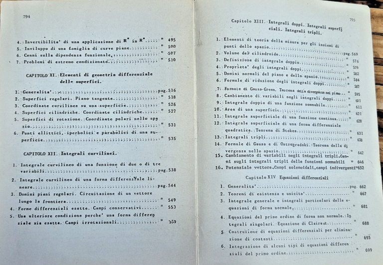 LEZIONI DI ANALISI MATEMATICA Volume II di Renato Fiorenza e … | Immagine Gallery 9