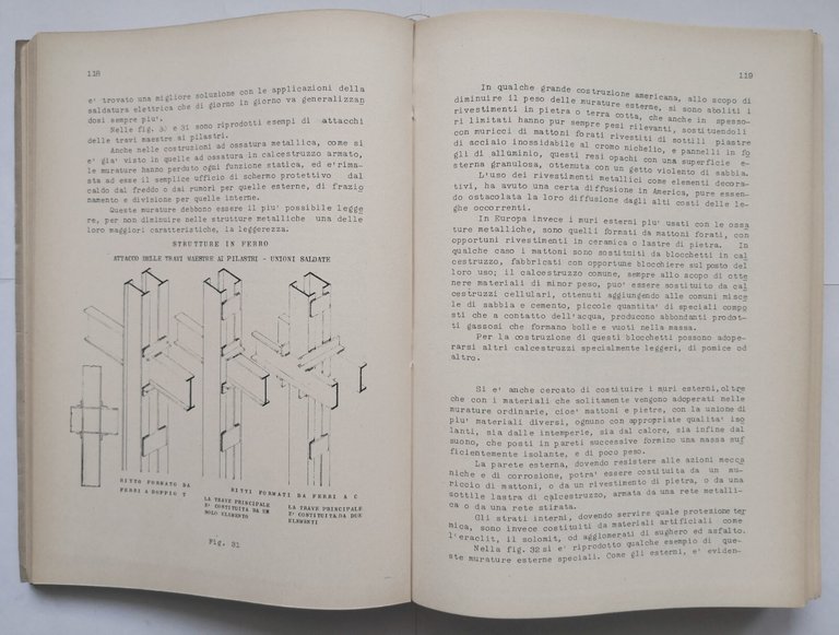 LEZIONI DI ARCHITETTURA TECNICA applicazioni pratiche Ettore Pittini 1957 Libro