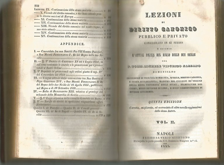 Lezioni Di Diritto Canonico pubblico e privato 4 tomi in …