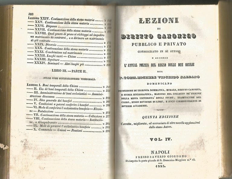 Lezioni Di Diritto Canonico pubblico e privato 4 tomi in …
