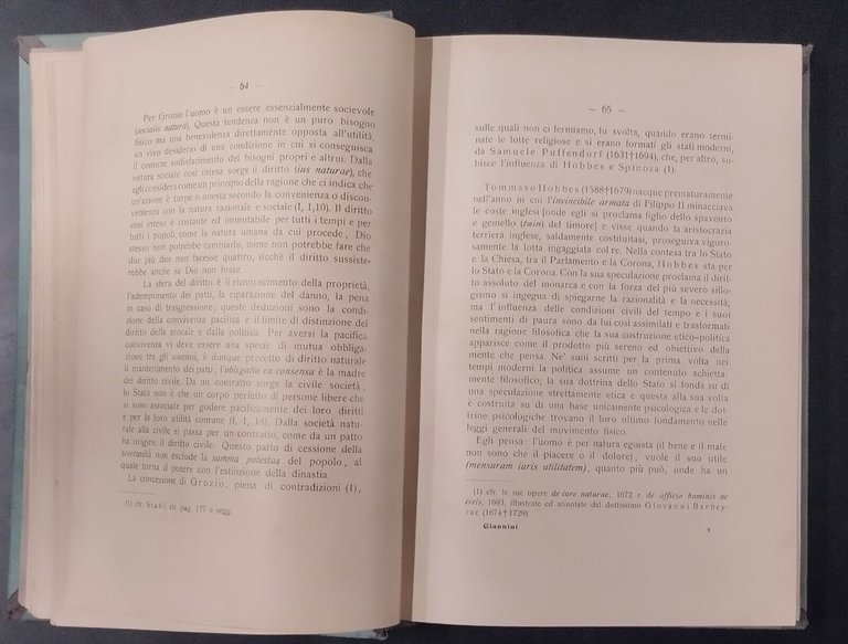 LEZIONI DI FILOSOFIA DEL DIRITTO parte generale Giannini 1907 Pironti …