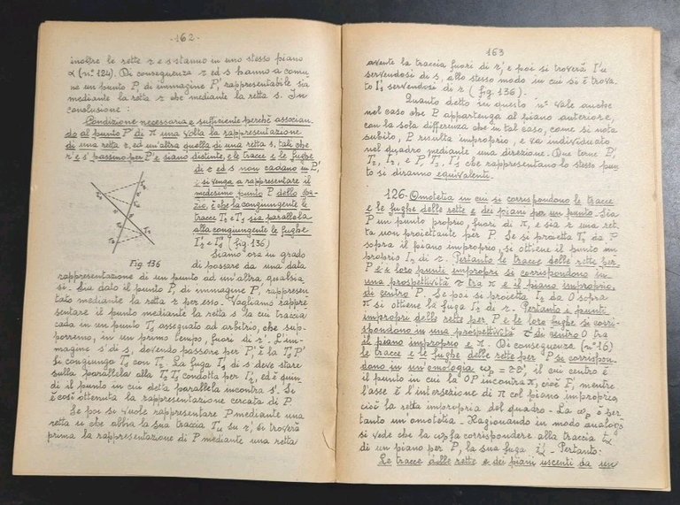 LEZIONI DI GEOMETRIA DESCRITTIVA Guido Zappa 1953 Editrice Studium Libro