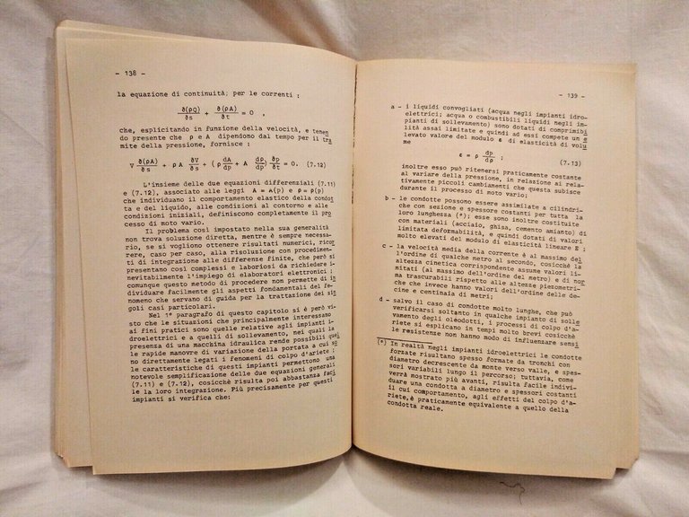 LEZIONI DI IDRAULICA 2 volumi di Duilio Citrini Giorgio Noseda …