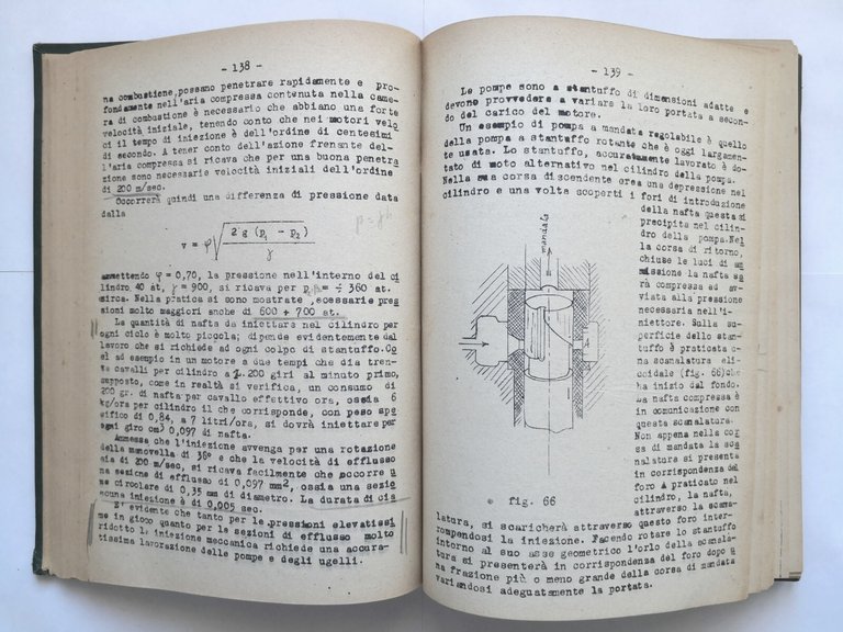 LEZIONI DI MACCHINE volume II di Luigi D'Amelio 1945 Treves …