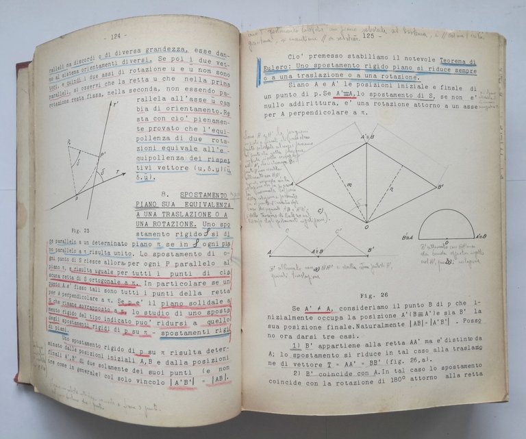 LEZIONI DI MECCANICA RAZIONALE di Carlo Cattaneo 1959 Pellegrini Libro