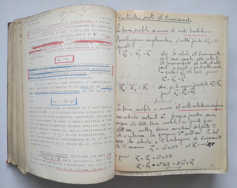 LEZIONI DI MECCANICA RAZIONALE di Carlo Cattaneo 1959 Pellegrini Libro