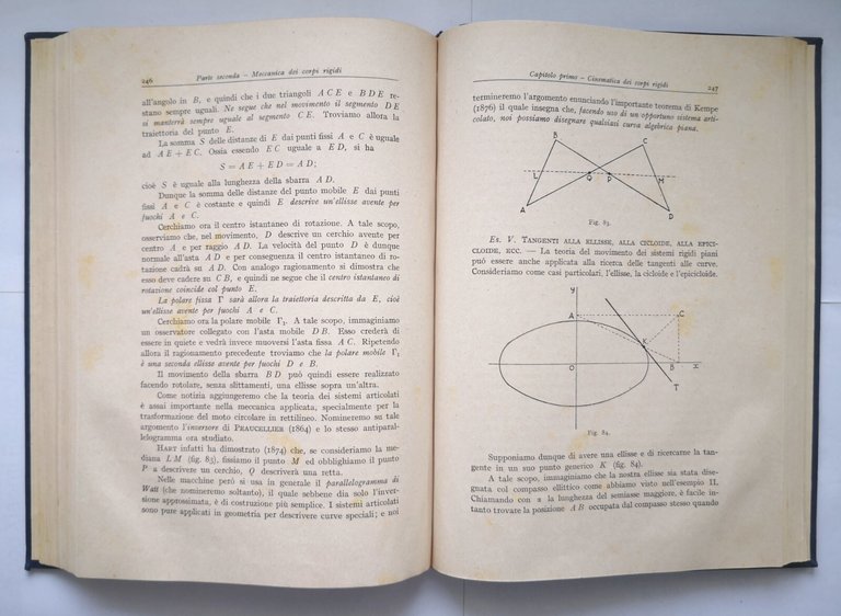 LEZIONI DI MECCANICA RAZIONALE PER GLI INGEGNERI Armellini 1945 Hoepli …