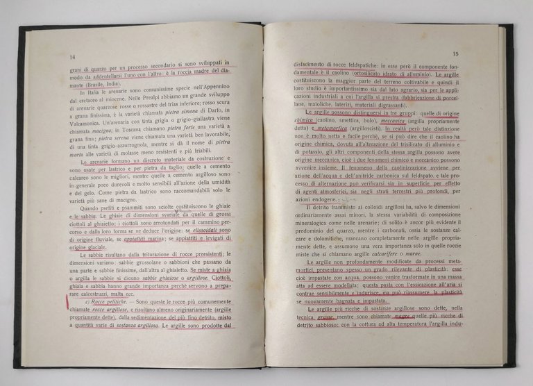 LEZIONI DI MINERALOGIA E GEOLOGIA Parte II di Pazienza 1946 …
