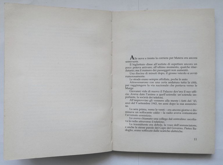 LEZIONI DI TELEFONO di Vito Maurogiovanni 1996 Schena romanzo