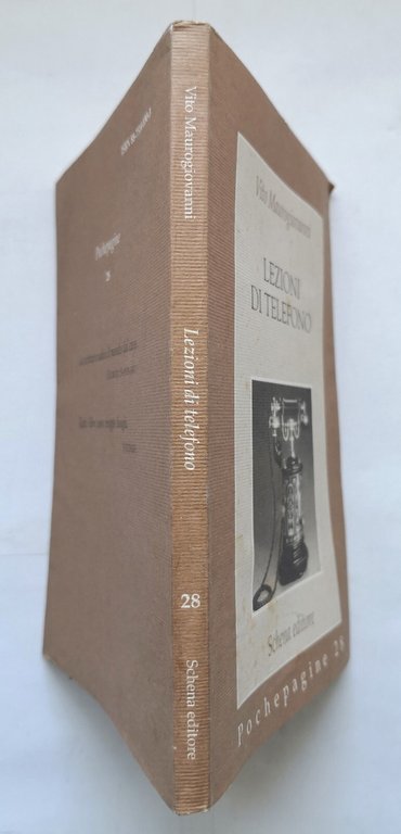 LEZIONI DI TELEFONO di Vito Maurogiovanni 1996 Schena romanzo