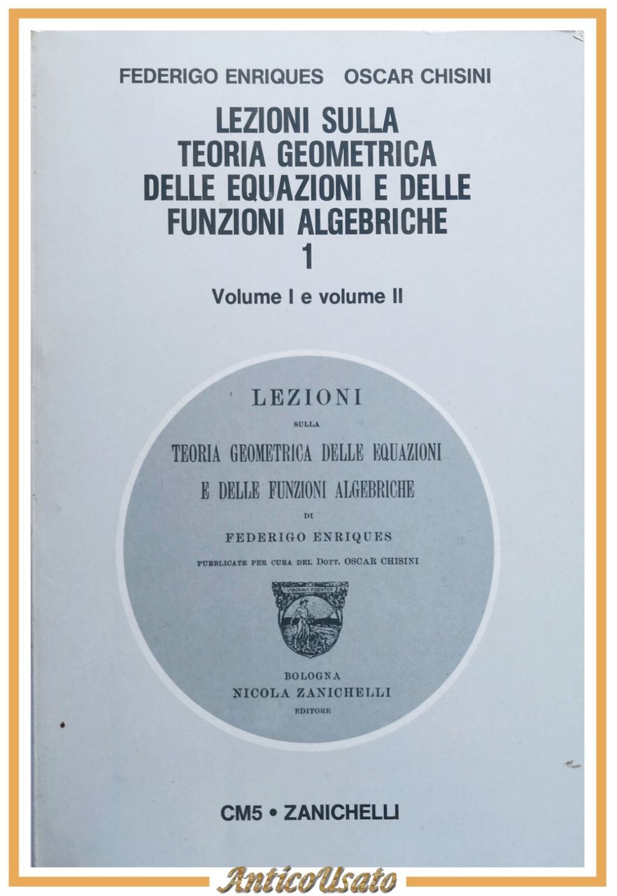 LEZIONI SULLA TEORIA GEOMETRICA EQUAZIONI E FUNZIONI ALGEBRICHE Enriques 2 …