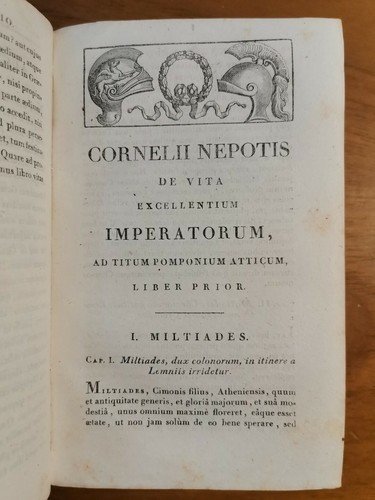 LIBRO ANTICO 3 volumi Fedro Sallustio Cornelio Nepote 1836 Victor …