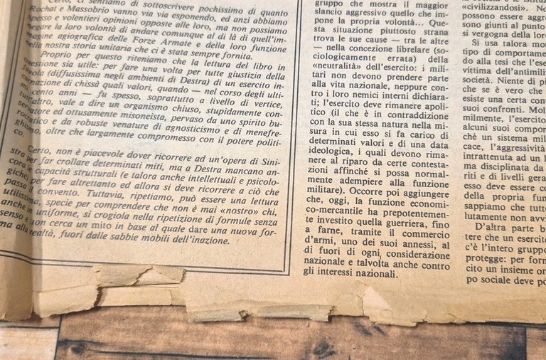 LINEA anno 1 numero 6 maggio 1979 direttore Pino Rauti …