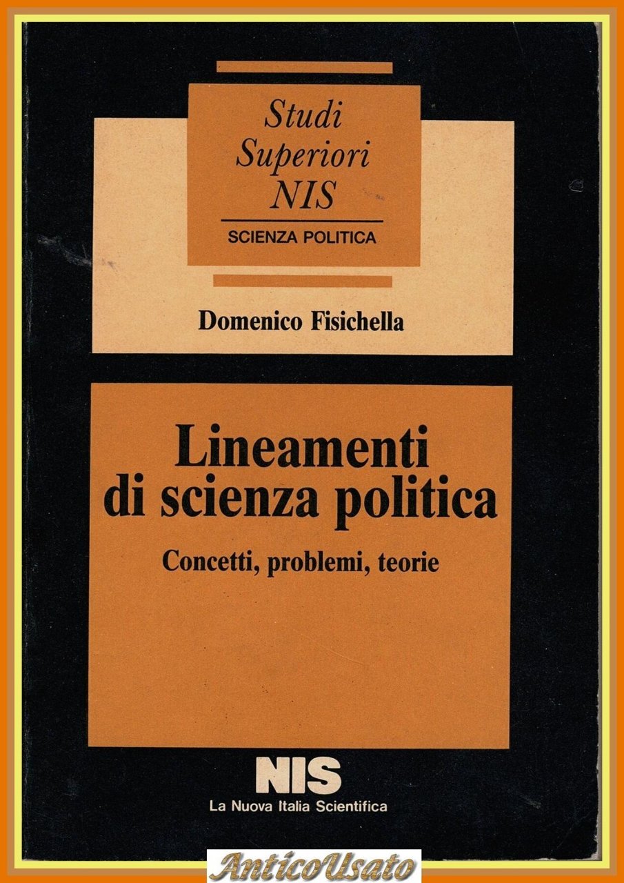LINEAMENTI DI SCIENZA POLITICA di Domenico Fisichella 1988 NIS Libro … | Immagine principale