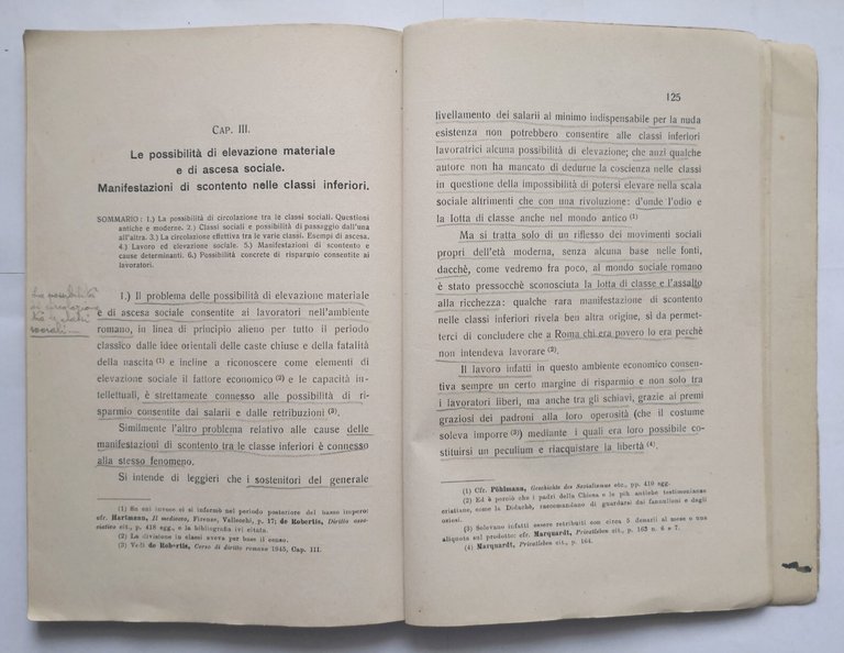LINEAMENTI DI STORIA SOCIALE ROMANA Francesco De Robertis 1945 IDEA …
