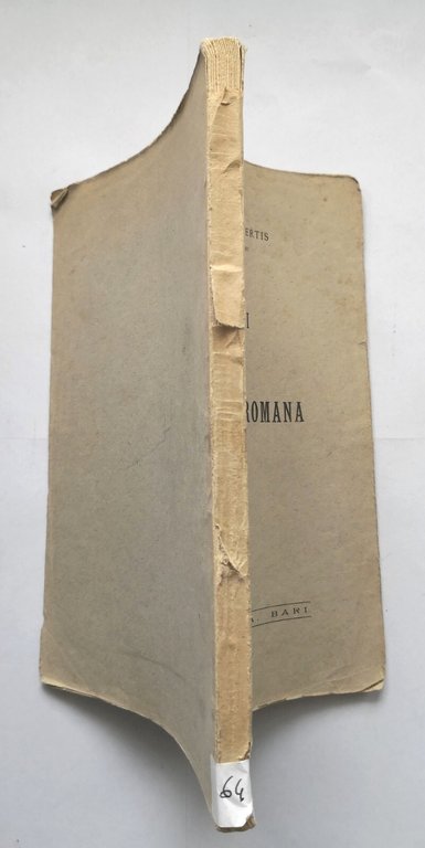 LINEAMENTI DI STORIA SOCIALE ROMANA Francesco De Robertis 1945 IDEA …