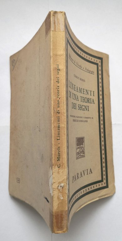 LINEAMENTI DI UNA TEORIA DEI SEGNI di Charles Morris 1954 … | Immagine Gallery 10