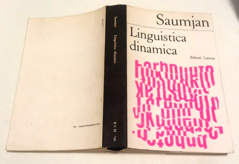 LINGUISTICA DINAMICA di Sebastian Saumjan 1970 Laterza Libro