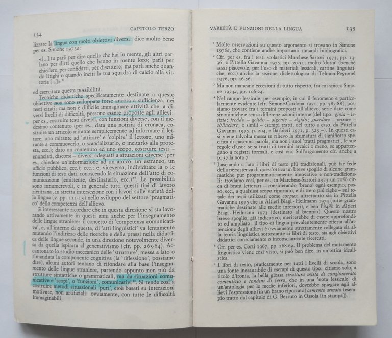 LINGUISTICA ED EDUCAZIONE LINGUISTICA di Monica Berretta 1979 Einaudi Libro …