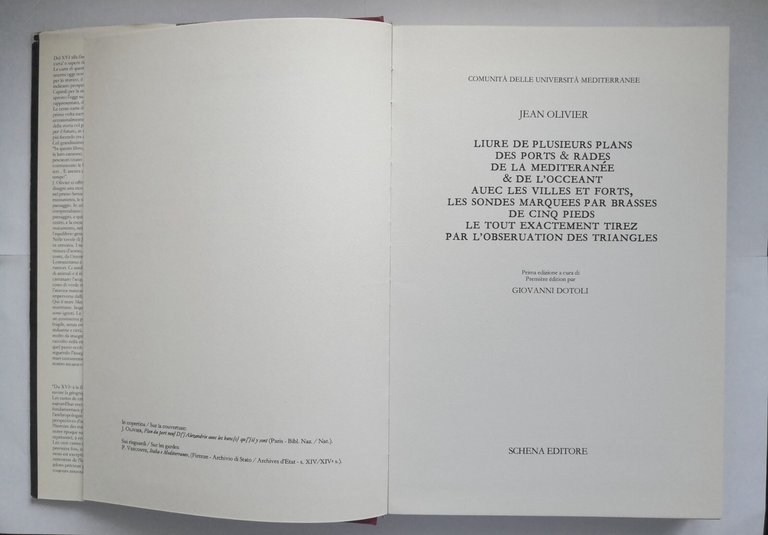 LIURE DE PLUSIEURS PLANS DES PORTS E RADES LA MEDITERANEE …