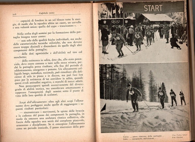 LO SCI AGONISTICO ALLENAMENTO GARE di Enrico Silvestri 1945 Hoepli …