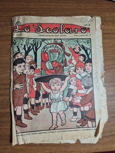 LO SCOLARO Corriere Settimanale Dei Piccoli Studenti 18 numeri 1932 …