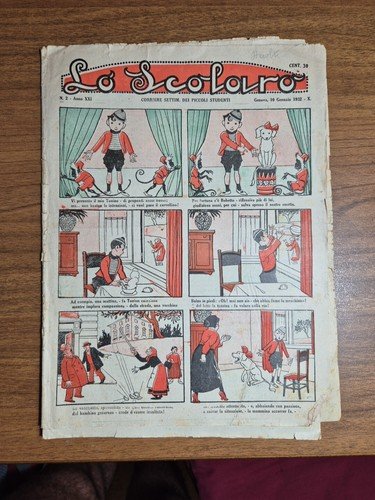 LO SCOLARO Corriere Settimanale Dei Piccoli Studenti 18 numeri 1932 …