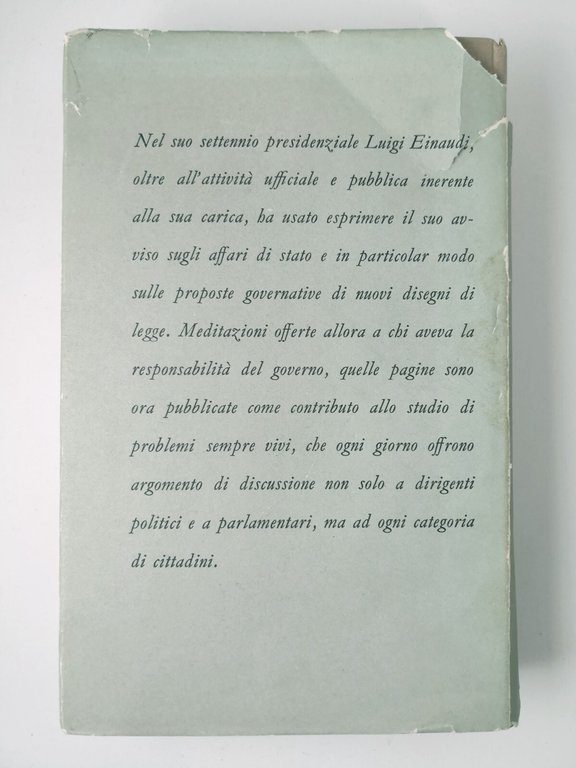 LO SCRITTOIO DEL PRESIDENTE 1948 1955 di Luigi Einaudi 1956 …