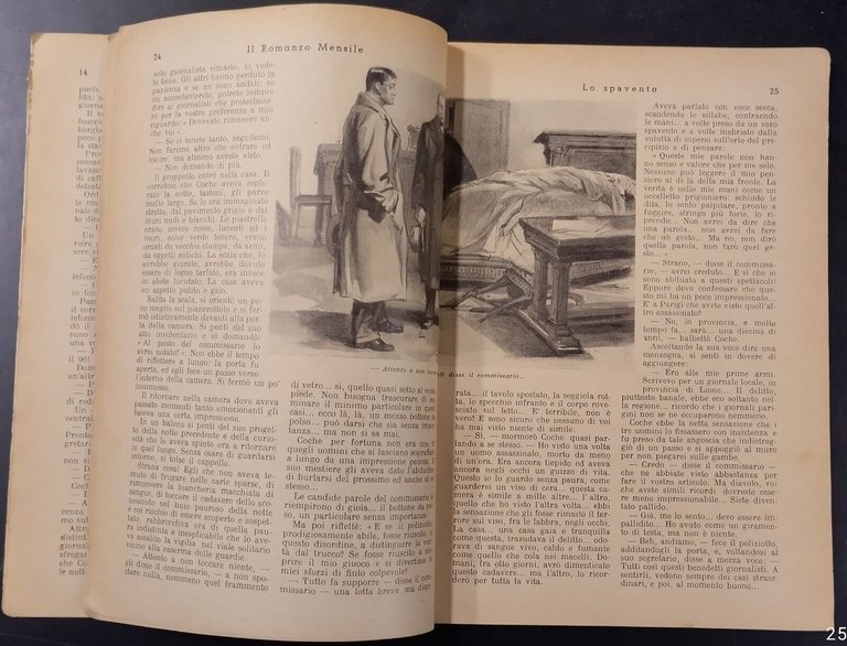 LO SPAVENTO di M Level 1938 Il Romanzo Mensile Rivista …