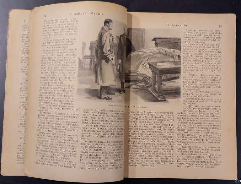 LO SPAVENTO di M Level 1938 Il Romanzo Mensile Rivista …