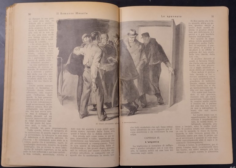 LO SPAVENTO di M Level 1938 Il Romanzo Mensile Rivista …