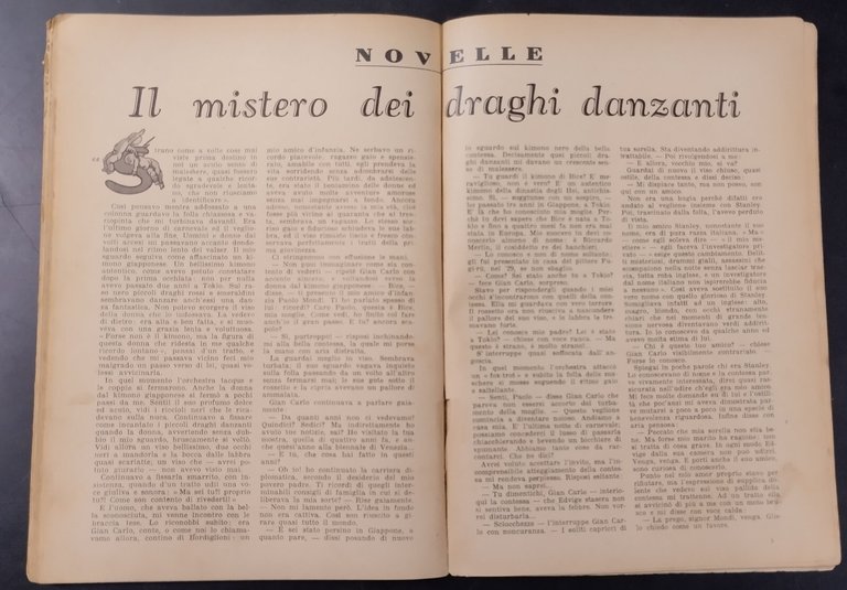 LO SPAVENTO di M Level 1938 Il Romanzo Mensile Rivista …