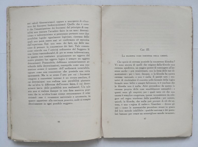 LO SPIRITO COME LIBERTÀ CREATRICE di Francesco Albergamo 1941 Nuova …